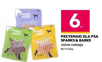 Dealz Przysmak dla psa paski kaczka sparks & barks oferta