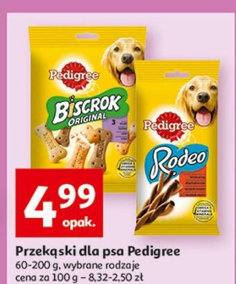 Auchan Ciasteczka dla psów pedigree biscrok oferta