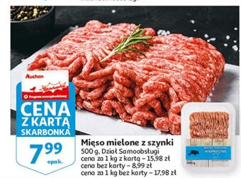 Auchan Mięso mielone z szynki oferta