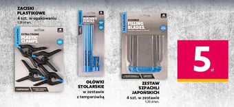 Ołówki stolarskie + temperówka hannon