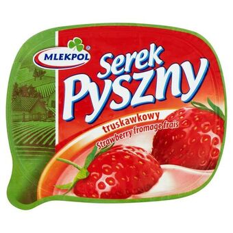 Torimpex Mlekpol pyszny serek truskawkowy 140 g oferta