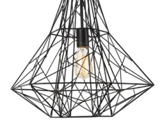 Lampa black red white