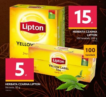 Dealz Herbata lipton yellow label tea oferta