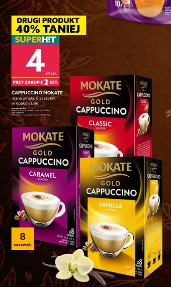 Dealz Cappuccino vanilla mokate gold oferta