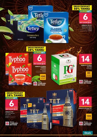 Dealz Herbata czarna tetley classic oferta