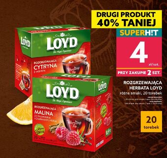 Dealz Herbata rozgrzewająca malina z cynamonem i czarnym pieprzem loyd tea the magic experience oferta