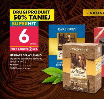 Dealz Herbata ceylon gold sir william's tea oferta