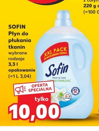 Kaufland Płyn do płukania sofin oferta
