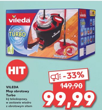Kaufland Mop obrotowy turbo vileda oferta