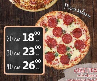 Auchan Pizza salame 20 cm auchan oferta