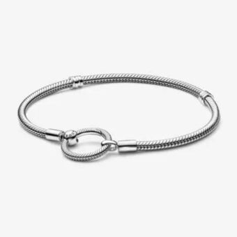 Pandora Bransoletka o splocie wężykowym pandora moments z zapięciem o oferta