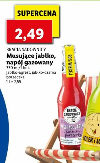 Lidl Musujące jabłko, napój gazowany oferta