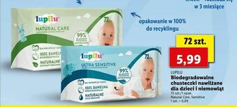 Lidl Biodegradowalne chusteczki nawilżane dla dzieci i niemowląt oferta