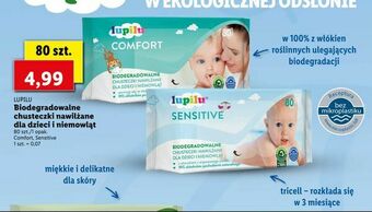 Lidl Biodegradowalne chusteczki nawilżane dla dzieci i niemowląt oferta