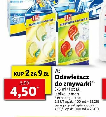 Lidl Odświeżacz do zmywarki oferta
