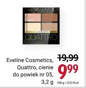 Rossmann Eveline Cosmetics, Quattro, cienie do powiek nr 05 oferta