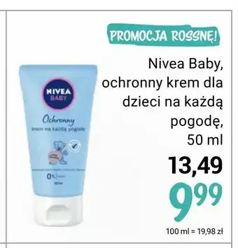 Rossmann Nivea Baby, ochronny krem dla dzieci na każdą pogodę oferta