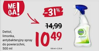 Rossmann Dettol, limonka, antybakteryjny spray do powierzchni oferta