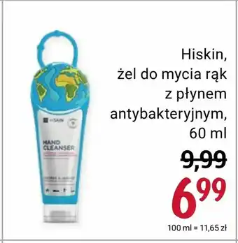 Rossmann Hiskin, żel do mycia rąk z płynem antybakteryjnym oferta