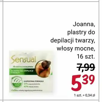 Rossmann Joanna, plastry do depilacji twarzy, włosy mocne oferta