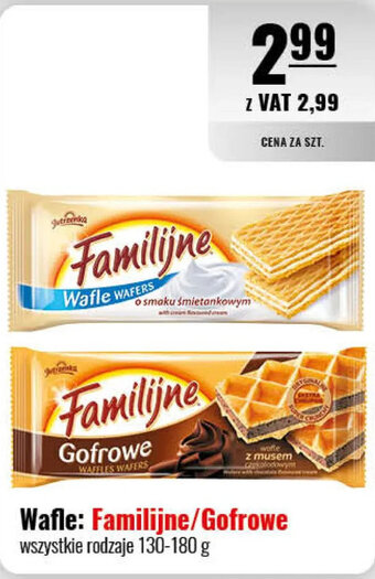 Eurocash Wafle Familijne Gofrowe 130-180 g oferta