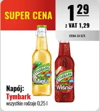 Eurocash Tymbark napój 0,25 L w szklanej butelce oferta