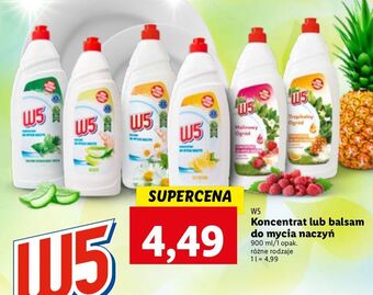 Lidl Koncentrat do mycia naczyń drzewo herbaciane i mięta w5 oferta