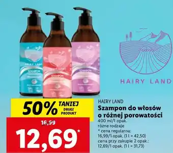 Lidl Szampon do włosów aloes hairy land oferta