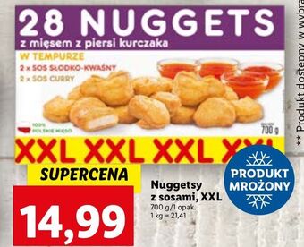 Lidl Nuggetsy + 4 sosy superdrob oferta