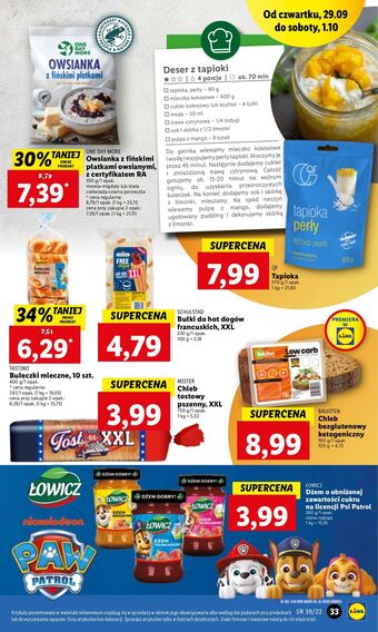 Lidl Bułeczki mleczne tastino oferta