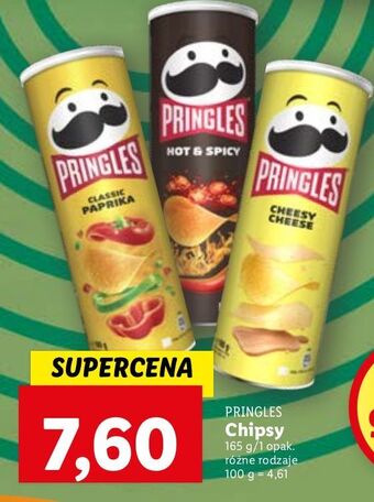 Lidl Chipsy cheesy cheese pringles oferta