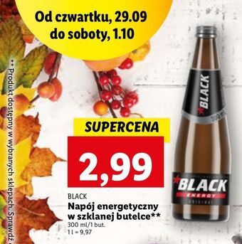 Lidl Napój energetyczny classic black energy oferta