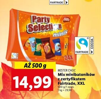 Lidl Mieszanka batoników party selecti mister choc oferta