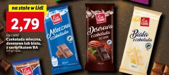 Lidl Czekolada biała fin carre oferta