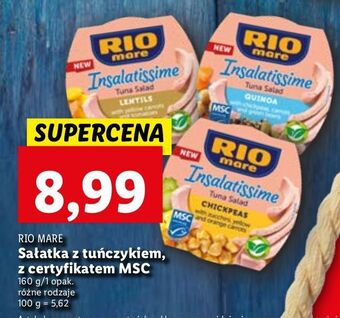Lidl Sałatka z tuńczykiem quinoa rio mare insalatissime oferta