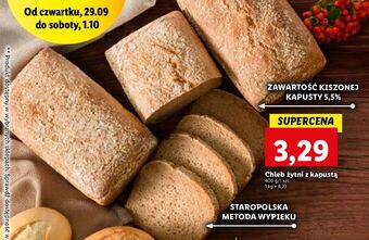 Lidl Chleb żytni z kapustą oferta