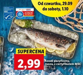 Lidl Łosoś pacyficzny tusza abramczyk oferta