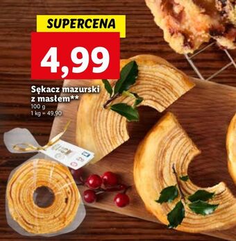 Lidl Sękacz mazurski z masłem oferta