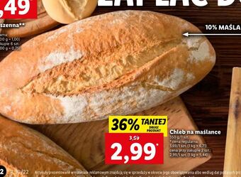 Lidl Chleb na maślance oferta