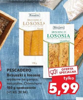Kaufland Brzuszki z łososia wędzone chimichurmi pescadero oferta