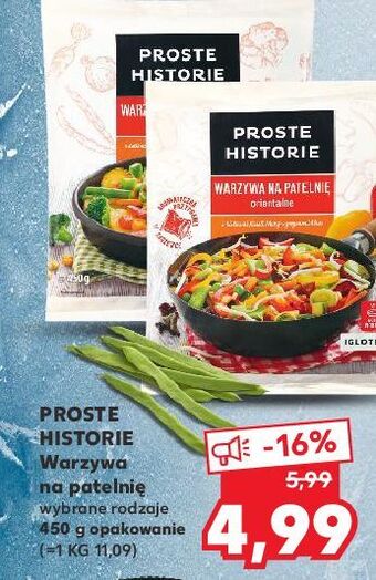 Kaufland Warzywa na patelnię orientalne iglotex proste historie oferta