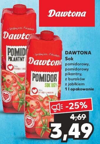 Kaufland Sok pomidorowy dawtona oferta