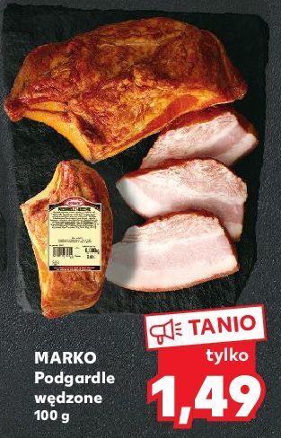 Kaufland Podgardle wędzone marko oferta