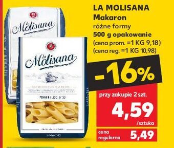 Kaufland Makaron penne rigate 20 la molisana oferta