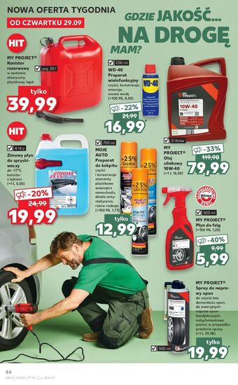 Kaufland Płyn do spryskiwaczy zimowy -17 c oferta