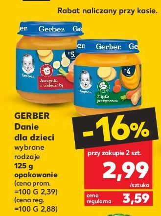 Kaufland Zupka jarzynowa gerber oferta