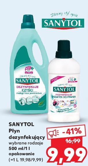 Płyn dodatek dezynfekujący do prania sanytol
