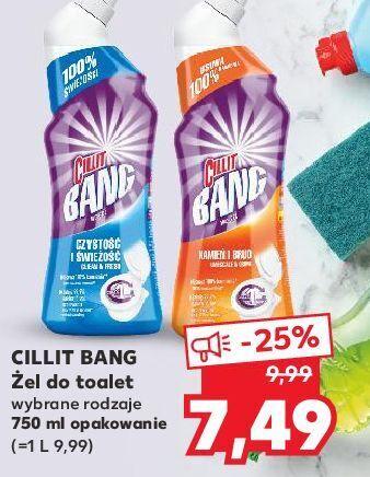 Kaufland Żel do wc czystość i świeżość cillit bang oferta