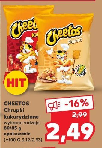 Kaufland Chrupki peanut cheetos oferta
