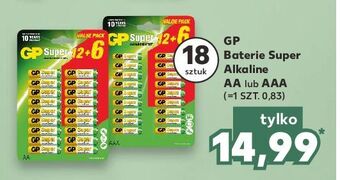 Kaufland Baterie aaa gp super alkaline oferta